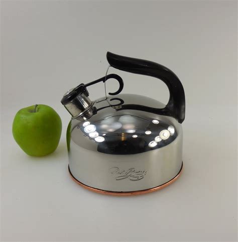 Revere Ware 1990 Water Tea Kettle Stainless by oldetymestore