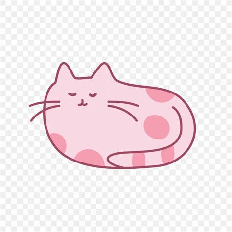 Pink Cat Tail, PNG, 1000x1000px, Watercolor, Cartoon, Flower, Frame ...