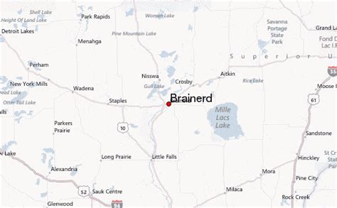 Brainerd Mn Zip Code Map - Map