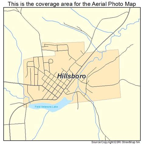 Aerial Photography Map of Hillsboro, WI Wisconsin