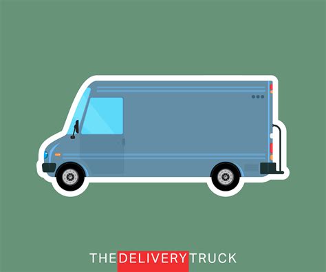 Delivery truck isolated 557912 Vector Art at Vecteezy