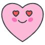 Free Pink Heart Emoji In Love SVG, PNG Icon, Symbol. Download Image.