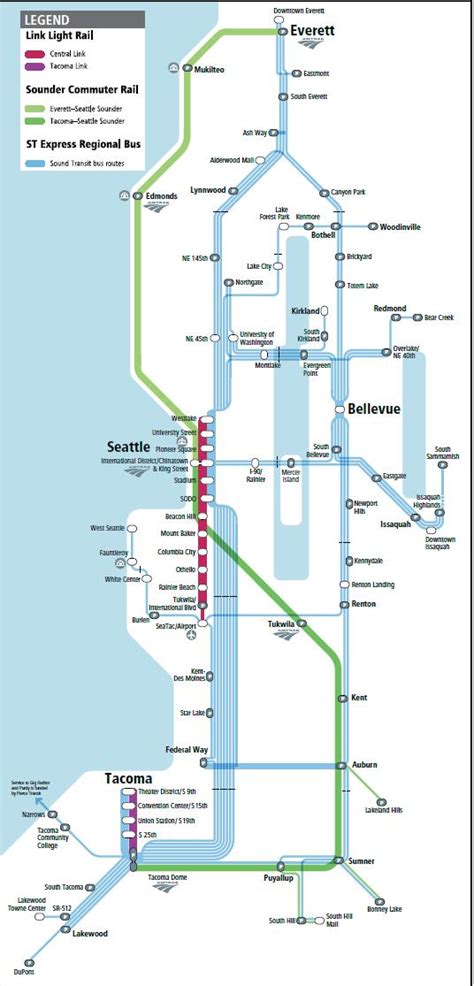 New Sound Transit Map – Seattle Transit Blog