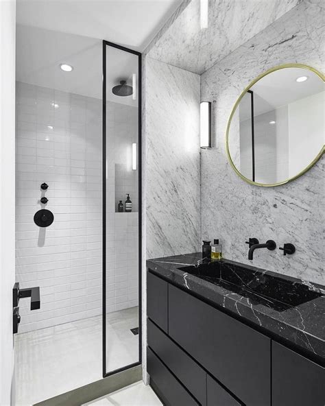 Small Black And White Marble Bathroom – BESTHOMISH