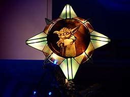 Amazon.com - Kurt Adler SW9902 Star Wars Yoda with LED Light Saber 12-Inch Tree Topper ...