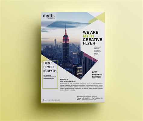 double sided flyer corporate | Behance