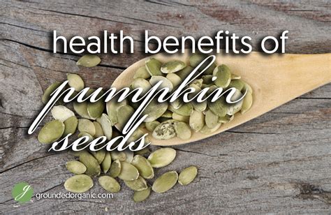 Health Benefits of Pumpkin Seeds - Grounded Organic