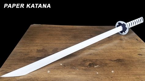 How to Make a Paper Katana Sword (Japanese Samurai Sword) DIY Origami - YouTube