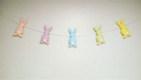 Easter bunny garland • Made By Mums