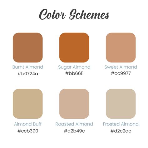 Almond Color Scheme on Behance