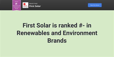 First Solar NPS & Customer Reviews | Comparably