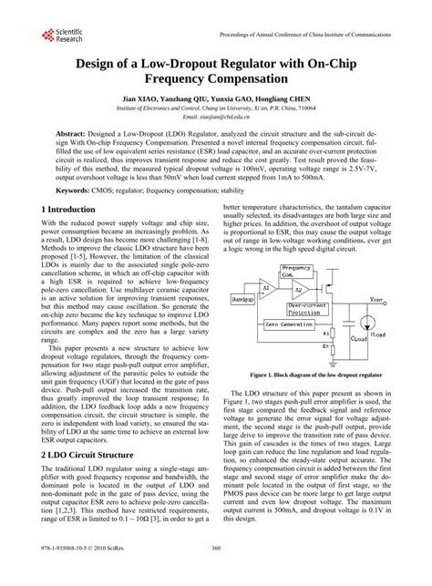 (PDF) Design of a Low-Dropout Regulator with On-Chip …file.scirp.org/pdf/6-3.11.pdf · Methods to ...