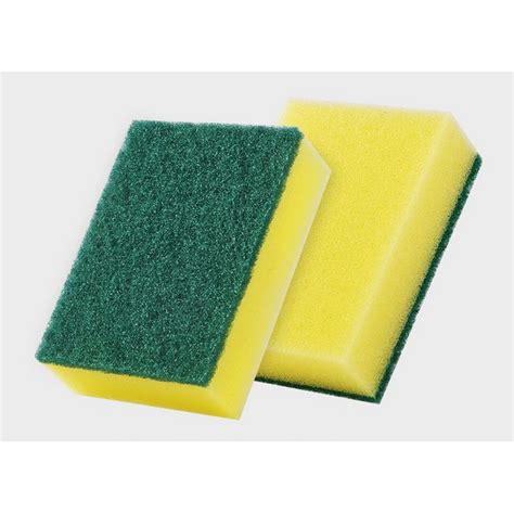 High-density dipped double-sided dishwashing sponge kitchen cleaning ...