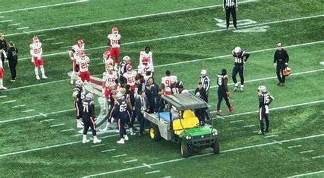 BREAKING: Patriots Star Carted Off With Serious Injury vs. Chiefs