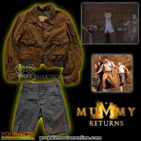 The Mummy Returns Alex (Freddie Boath) Jacket and Shorts original movie ...