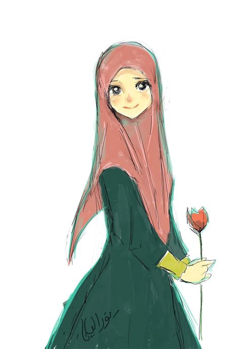 Islamic Girls Drawing Anime Wallpapers - Wallpaper Cave