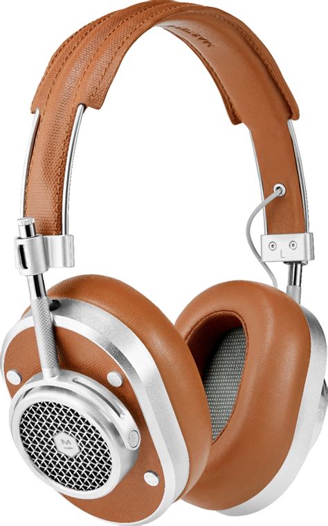 Master & Dynamic MH40 Wireless Over-the-Ear Headphones Silver/Brown MH40S2-W - Best Buy