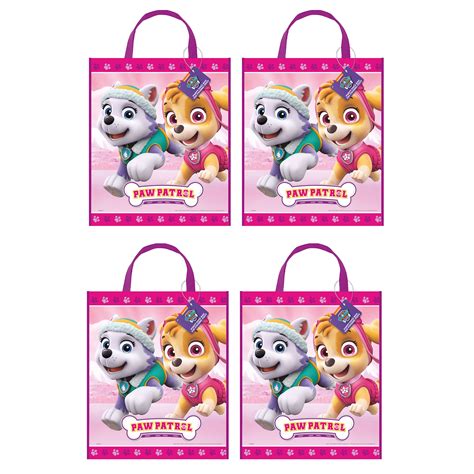 Unique Industries Paw Patrol Birthday Party Bags, 4 Count - Walmart.com