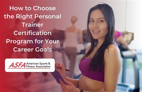 How to Choose the Right Personal Trainer Certification Program for You