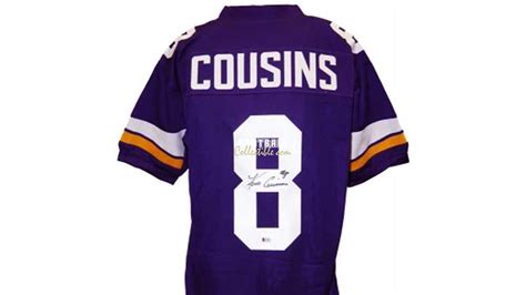 Kirk Cousins Autographed Minnesota Vikings Jersey – FootballCollectible.com