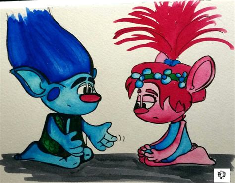 Branch and Poppy (Dreamworks Trolls) Broppy