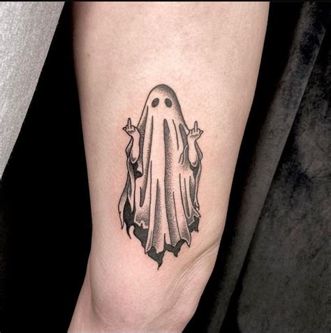 minimal ghost tattoosoul tattooghost tattoo ideafuck tattooold school ...