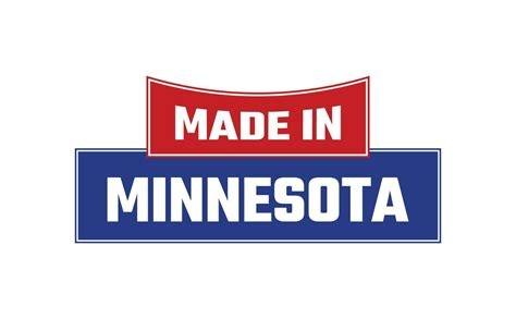 Made In Minnesota Seal Vector 25381051 Vector Art at Vecteezy