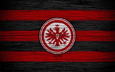 Download wallpapers Eintracht Frankfurt, 4k, Bundesliga, logo, Germany ...