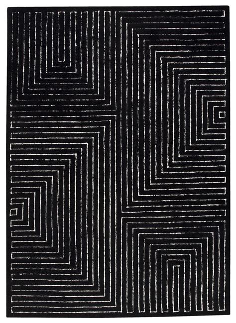 I found this on www.burkedecor.com | Black white rug, Rug texture, Wool area rugs