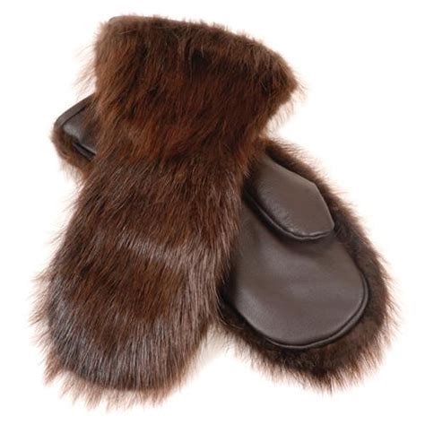 Grenier Beaver Fur Mittens - Herbert's Boots and Western Wear