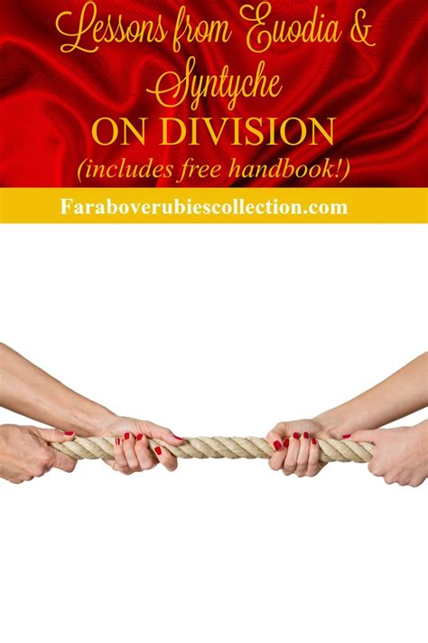 Lessons from Euodia and Syntyche on Division — The Far above rubies ...