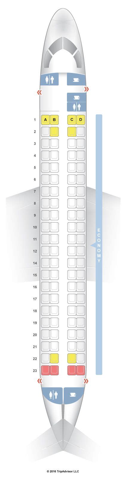 SeatGuru Seat Map FlyBE Embraer 175 (E75) - SeatGuru