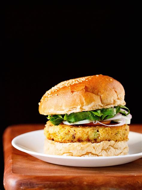 Burger Recipe | Veggie Burger » Dassana's Veg Recipes