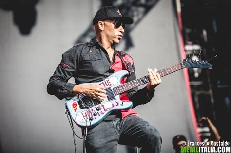 Tom Morello Playing guitar At Firenze rocks June 25, 2017 Photo by ...