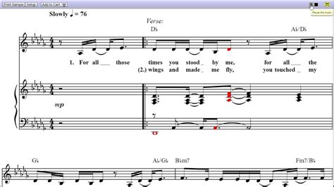 "Because You Loved Me" by Celine Dion - Piano Sheet Music (Teaser ...