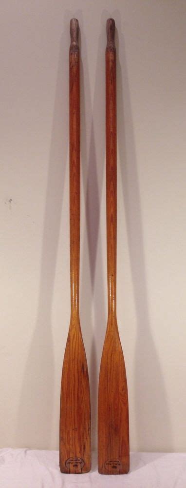 Vintage Viking Wooden Boat Oars 70 3/8" Long made in Finland Finnish #Viking | Boat oars, Wooden ...