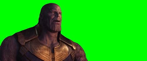 [MEME TEMPLATE] Infinity War Ending - Thanos Resting Green Screen : r ...