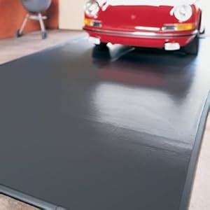 Clean Park 60920 - 9 Feet x 20 Feet Vinyl Garage Mat - Silver