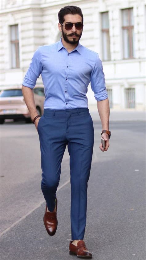 5 Best Shirt And Pant Combinations For Men | Erkek moda tarzları, Erkek ...