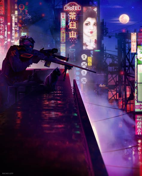 Pin by 𝔩𝔲𝔫𝔞 on Cyberpunk | Science fiction illustration, Cyberpunk ...