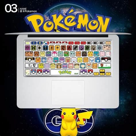 Pokemon Keyboard Sticker | Keyboard stickers, Pokemon, Macbook keyboard cover