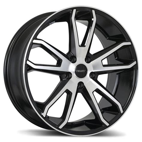 Fast Wheels Falcon Gloss Black with Machined Face - F214-1880-65BG+35C726