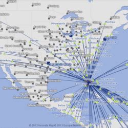 American Airlines route maps