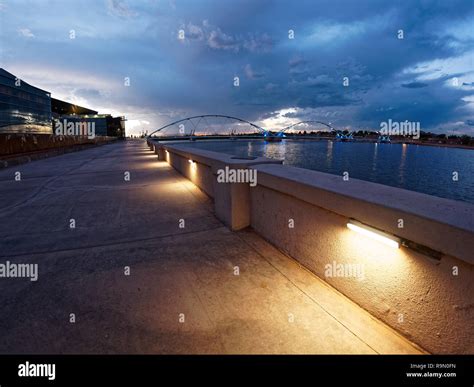 Tempe Town Lake at Dusk Stock Photo - Alamy