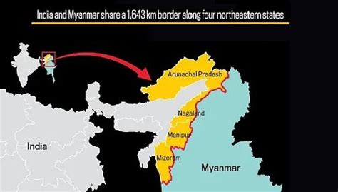 Free Movement Regime along India-Myanmar Border - Civilsdaily