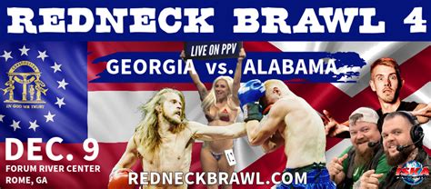 Redneck Brawl 4 — Georgia vs Alabama official PPV Live Stream