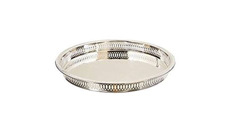 Silver Round Gallery Tray - Party Rentals NYC | New York Party Rentals LLC