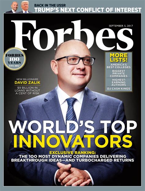 Forbes Releases Seventh Annual List of the World's Most Innovative ...