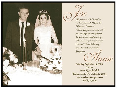 7 Best Images of Wedding Anniversary Invitation Templates Printable Free - Wedding Anniversary ...