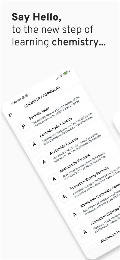 Chemistry formulas APK for Android Download